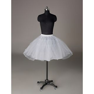 Nylon A Line Half 3 Tier Short Length Slip Style/ Wedding Petticoats