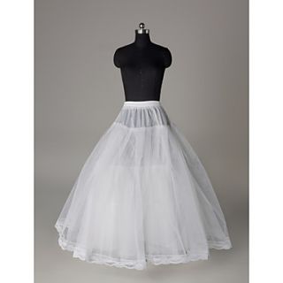 Nylon A Line Full Gown 3 Tier Floor length Slip Style/ Wedding Petticoats