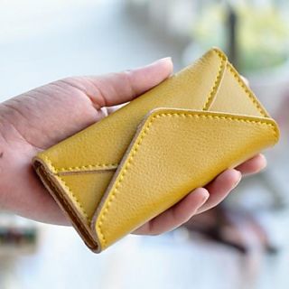 Womens Fashion Genuine Leather Key Wallet