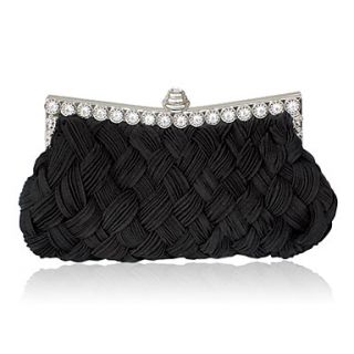 Gorgeous Satin With Shining Rhinestones Evening Handbags/ Clutches More Colors Available
