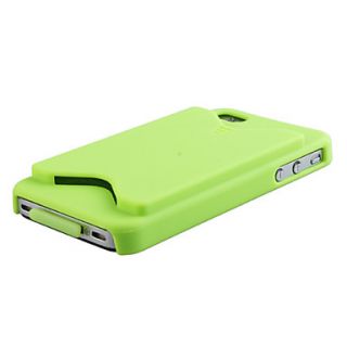 Credit Card Holder Hard Cover Case for iPhone 4 (Random Colors)