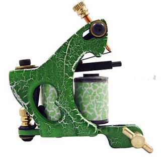 Low Carbon Steel Tattoo Machine Shader with 10 Wrap Coils