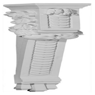Ekena Millwork Odessa Extra Large Corbel   3.875W x 27H in. Multicolor  