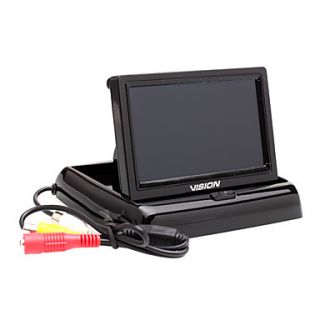 4.3 Inch Fold down Rearview Monitor High Definition Wide Angle Waterproof CMD Camera