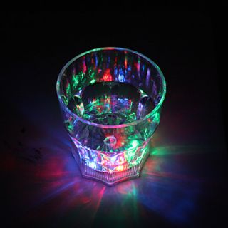 Colorful Flash Light LED Whisky Glass