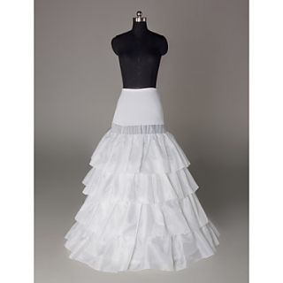 Nylon A Line Full Gown 4 Tier Floor length Slip Style/ Wedding Petticoats