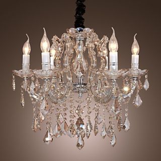 Luxury Crystal Chandelier with 6 Lights