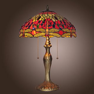 Tiffany  style Jewel Pink Table Lamp(0923 T26)