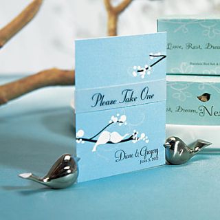 Love Bird Place Card Holders (Set of 4)