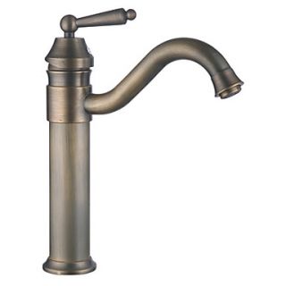 Antique Brass Single Handle Centerset Bathroom Sink Faucet(1039 MA1120)