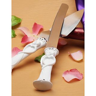 Bride and Groom Design Cake Knife/Server Set