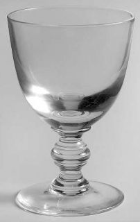 Tiffin Franciscan 17394 Claret Wine   Stem #17394, Wafer In Stem, Clear