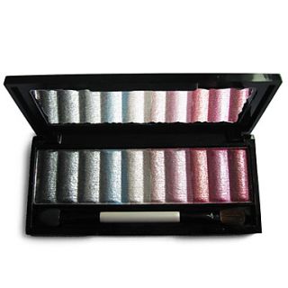 Soft Shimmer 10 Colors Makeup Eye Shadow Palette with Free Brush