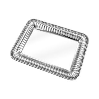Wilton Armetale Flutes and Pearls Square Bowl