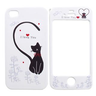 Full Body Case for iPhone 4/4S   Long Tail Cat