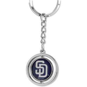 San Diego Padres AMINCO INC. Rubber Baseball Spinning Key Ring