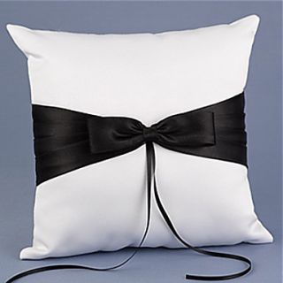 Ring Pillow In Satin With Bow And Sash (More Colors)