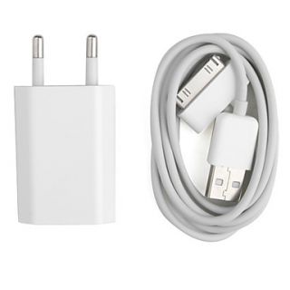 USB Charger Cable for iPhone 4/4S (Apple 30 pin)