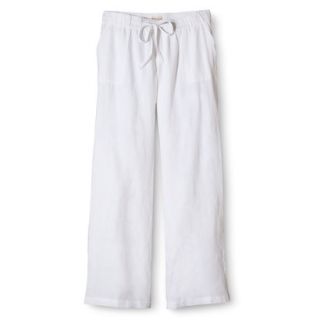 Merona Womens Linen Pant   Fresh White   XS