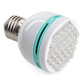 E27 3W 290LM 6000 6500K Natural White Light LED Spot Bulb (110 240V)