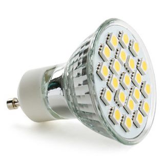 GU10 3.5W 21x5050 SMD 200 220LM 2800 3200K Warm White Light LED Spot Bulb (230V)
