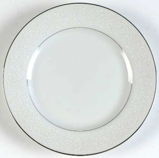 Carlton (Japan) Plymouth Bread & Butter Plate, Fine China Dinnerware   White Scr