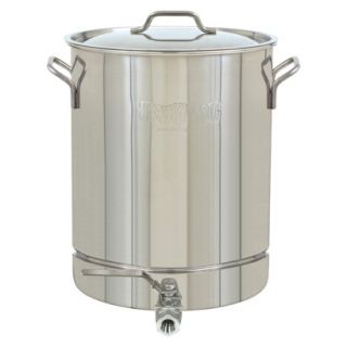 Bayou Classic Stainless Stockpot with Spigot   8 Gal.