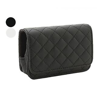Quilted Pattern PU Leather Soft Camera Case