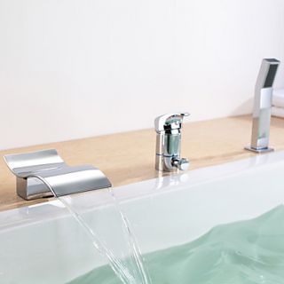 Widespread Bathtub Faucet with Hand Shower