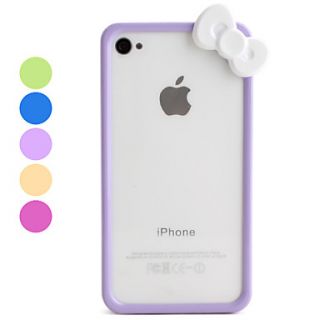 Cartoon Style Back Case for iPhone 4 and 4S (Assorted Colors)