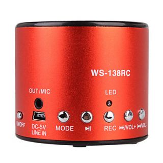 Hot Recording Mini Speaker with Usb Input (FM Radio, Portable Speaker)