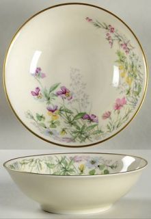 Franconia   Krautheim Meadow Flowers Coupe Cereal Bowl, Fine China Dinnerware  