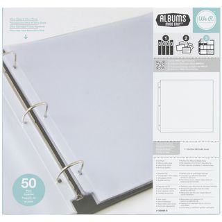 Ring Page Protectors 12x12 50/pkg
