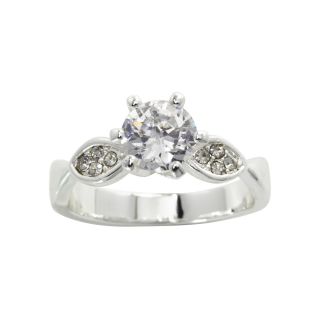 Bridge Jewelry Clear Crystal Statement Ring