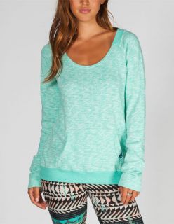 Moclov Womens Sweatshirt Turquoise In Sizes X Large, Small, Large, Mediu