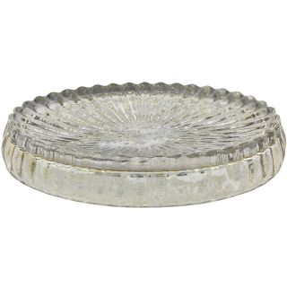 ROYAL VELVET Gossamer Soap Dish, Silver