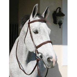 Henri De Rivel Pro Plain Raised Padded Bridle with Head Piece and Matching