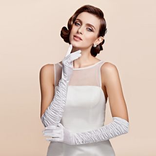 Satin Bridal/ Party/ Evening Elbow Length Gloves (More Colors)
