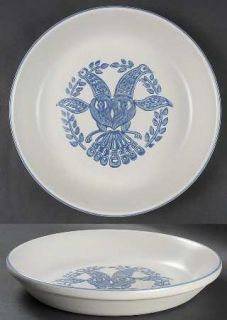 Pfaltzgraff Yorktowne (Usa) 9 Pie Plate/Baking, Fine China Dinnerware   Blue Fl