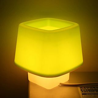 Simple Cubic Design Desktop Lamp Night Light (220V, Random Color)