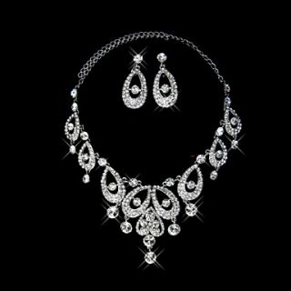 Lovely Ladies Jewelry Set Including Necklace and Earrings