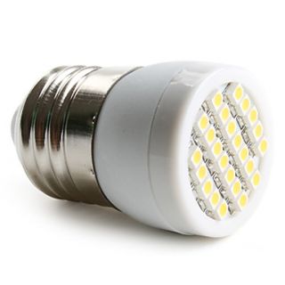 E27 1.5W 24x3528 SMD 50 60LM 2800 3200K Warm White Light LED Spot Bulb (230V)