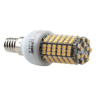 E14 138 SMD 3528 7W 350 450LM 2800 3300K Warm White Light LED Corn Bulb (220 240V)