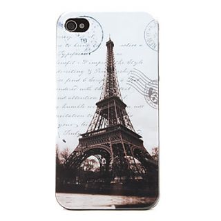 Eiffel Pattern Hard Case for iPhone 4/4S