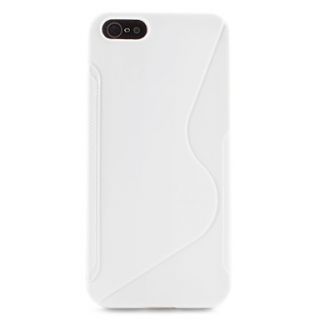 S Shaped Design TPU Soft Case for iPhone 5
