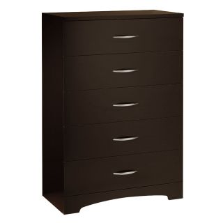 Reese 5 Drawer Chest, Brown