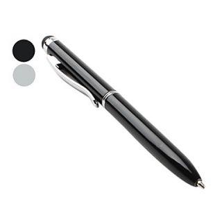 Capacitive Touch Screen Stylus Pen with Ball Point Pen for iPad, iPhone and Cell Phone (Assorted Colors)