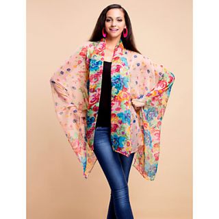 Colorful Voile With Pattern Daily Wear Scarf/Shawl (More Colors)