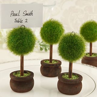 Topiary Photo Holder/Place Card Holder (Set of 4)