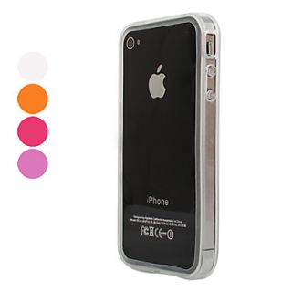 TPU Bumper Frame for iPhone 4 and 4S (Assorted Colors)
